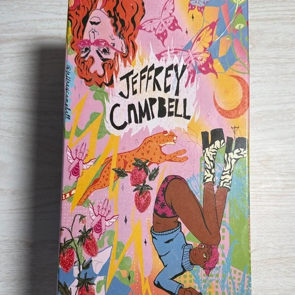 Jeffrey Campbell Jeffrey Campbell Women's Fluxx Sandal denim heel - Picture 8 of 8